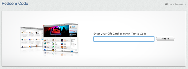 Itunes Store Card Redeem