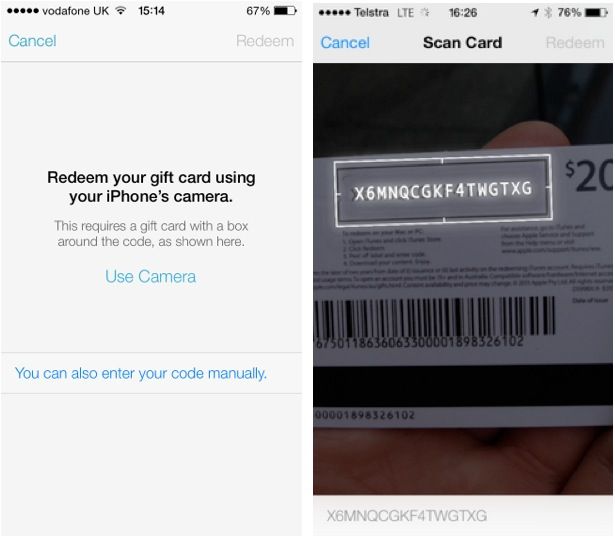 Itunes Store Card Redeem