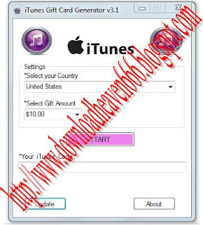 Itunes Voucher Code Generator