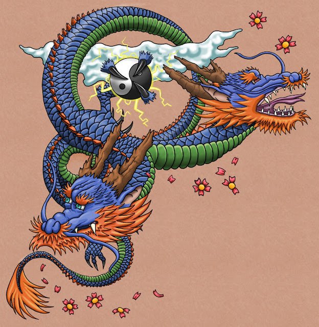 Japanese Dragon Tattoo Designs For Women