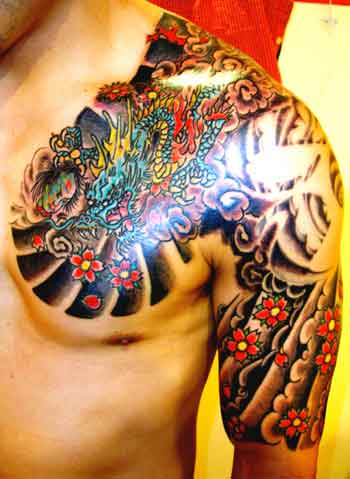 Japanese Dragon Tattoo Shoulder