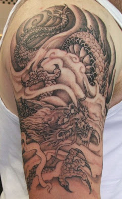 Japanese Dragon Tattoo Shoulder