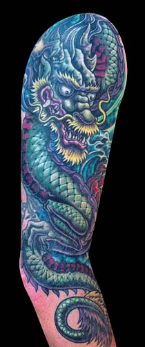 Japanese Dragon Tattoo Sleeve Designs