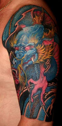 Japanese Dragon Tattoo Sleeve Designs