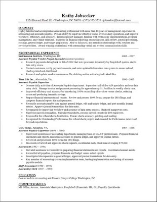 Jobstreet Resume Format Sample