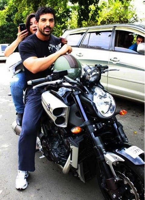 John Abraham Actor With Bike