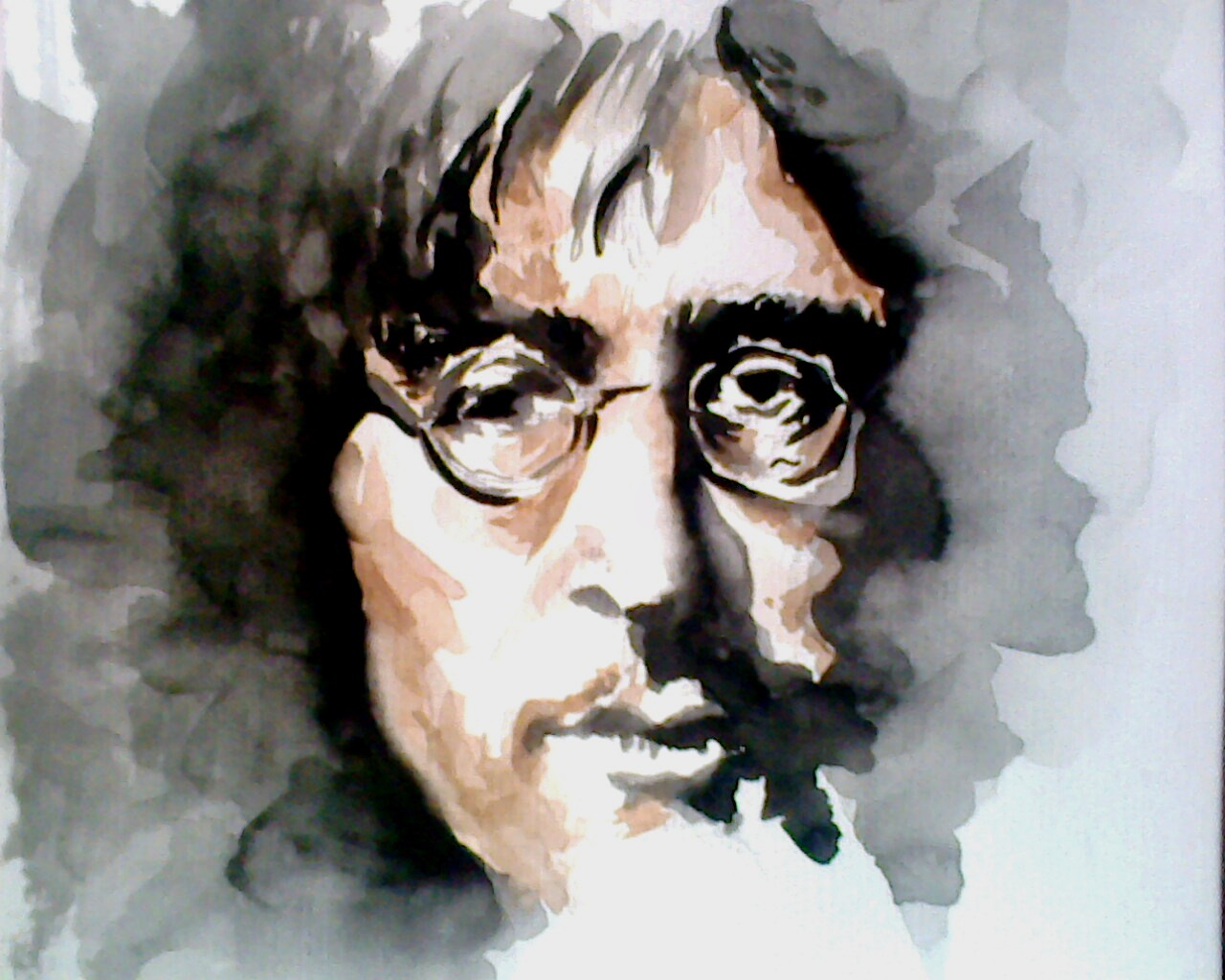 John Lennon Beatles Colour