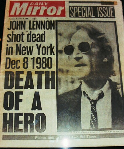 John Lennon Death Images