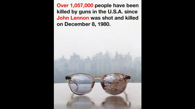 John Lennon Glasses Shot