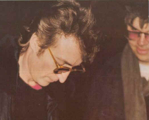 John Lennon Glasses Shot