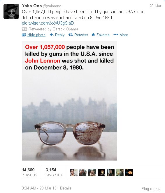 John Lennon Glasses Yoko