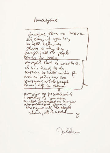 John Lennon Imagine Lyrics