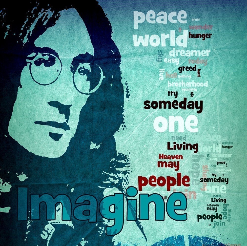 John Lennon Imagine Poster