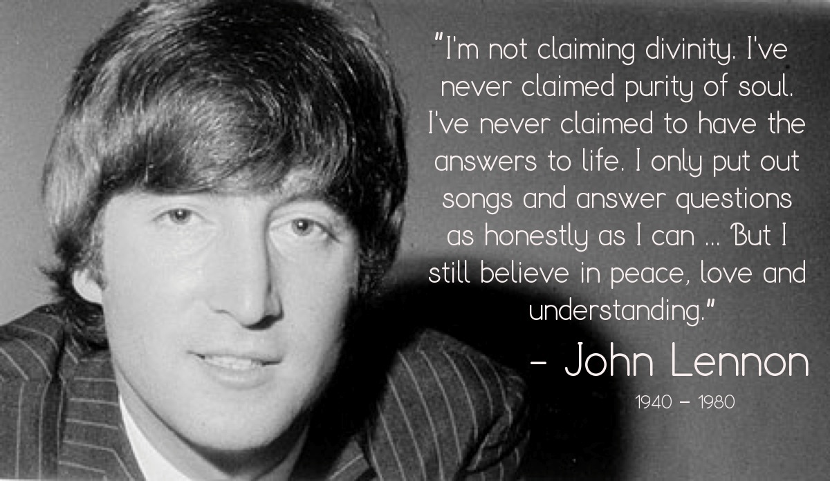 John Lennon Peace And Love Quotes