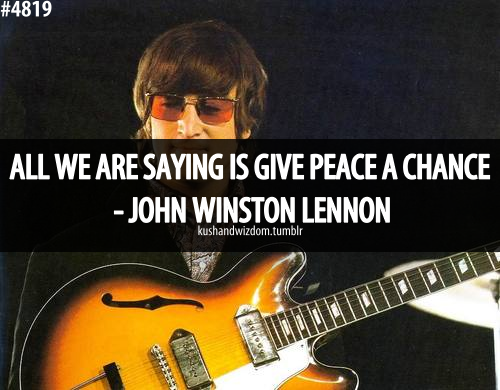 John Lennon Peace Quotes