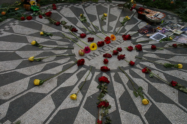 John Lennon Peace Sign Central Park