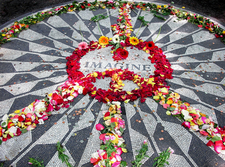 John Lennon Peace Sign Central Park