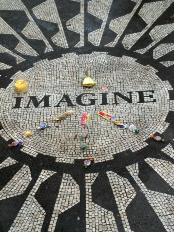 John Lennon Peace Sign Central Park