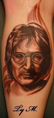 John Lennon Peace Tattoo