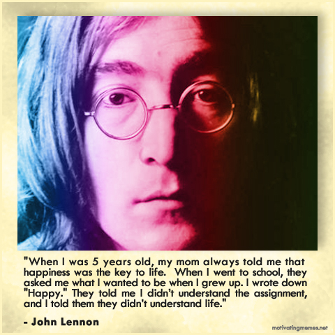 John Lennon Quotes When I Was 5 Years Old