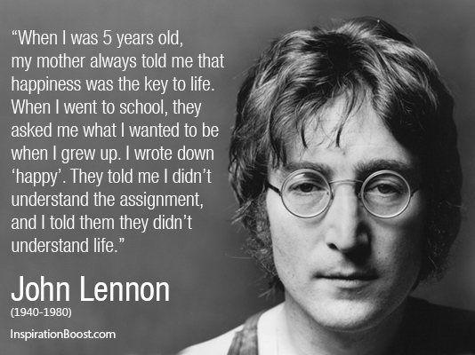 John Lennon Quotes When I Was 5 Years Old