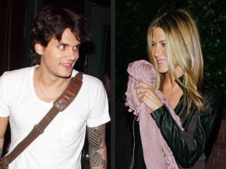 John Mayer And Jennifer Aniston Kissing