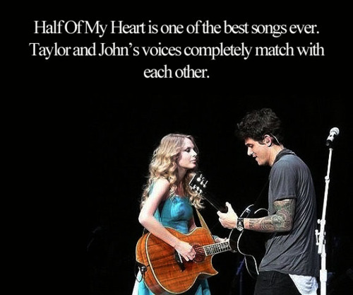 John Mayer And Taylor Swift Half Of My Heart