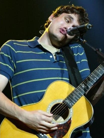 John Mayer Guitar Face