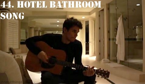 John Mayer Hotel Bathroom Song Chords