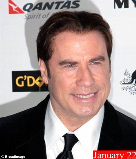 John Travolta Hair Plugs