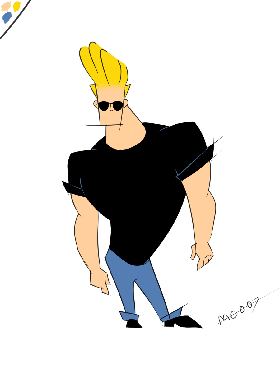 Johnny Bravo Cartoon Character