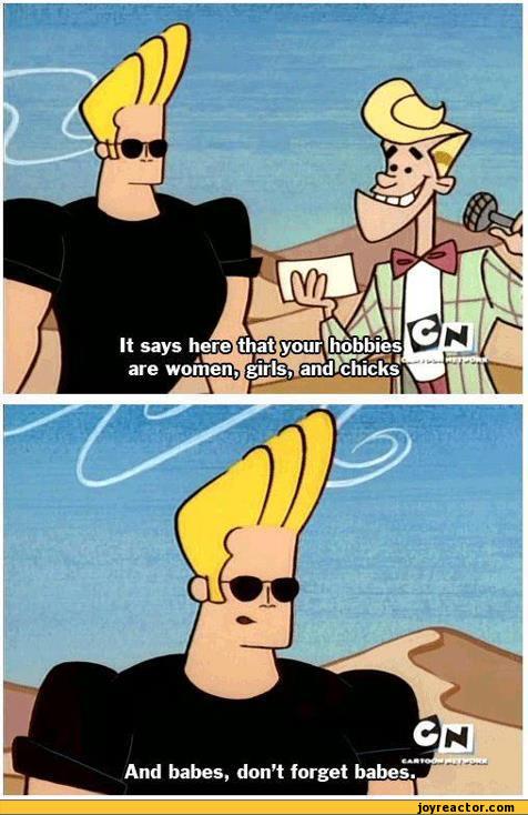 Johnny Bravo Cartoon Face