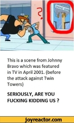 Johnny Bravo Cartoon Twin Towers