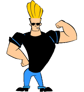 Johnny Bravo Face Shot