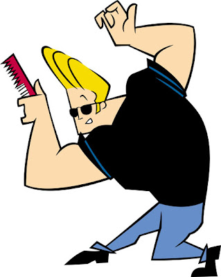 Johnny Bravo Face Wallpaper