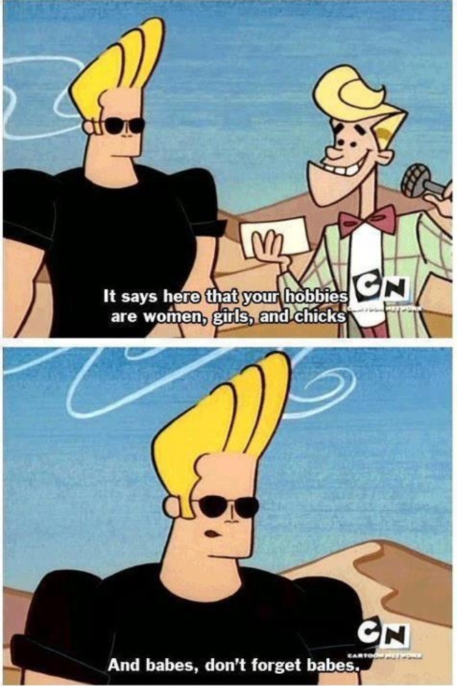 Johnny Bravo Meme We Found Him