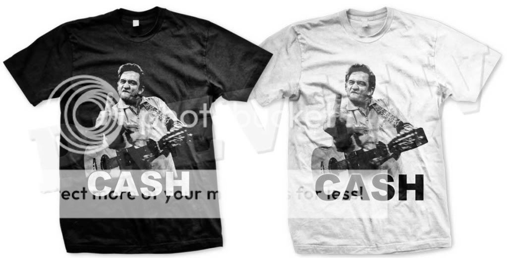 Johnny Cash Finger T Shirt