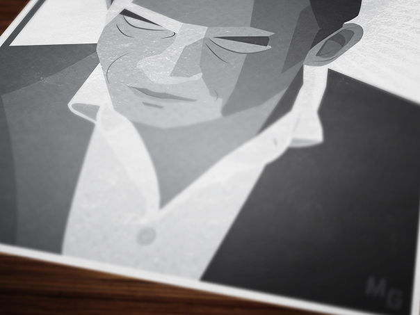 Johnny Cash Man In Black Poster