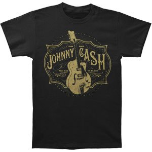 Johnny Cash Man In Black T Shirt