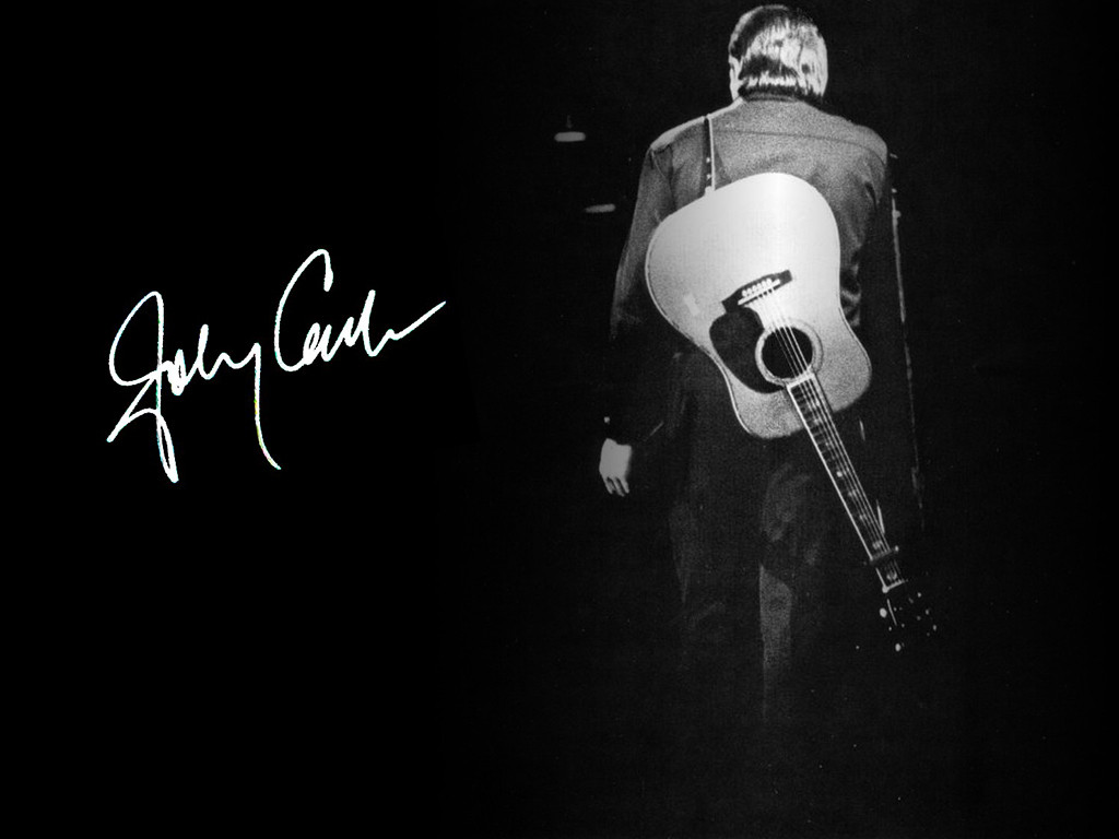 Johnny Cash Man In Black Wallpaper