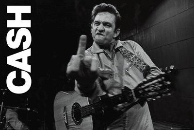 Johnny Cash Middle Finger