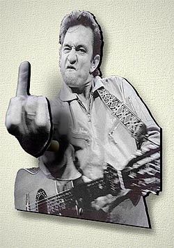 Johnny Cash Middle Finger Picture