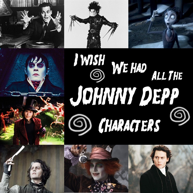 Johnny Depp Movies Characters