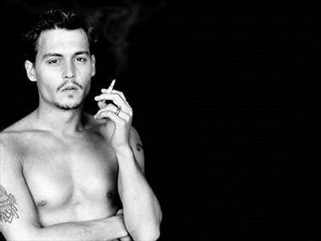 Johnny Depp Young Smoking