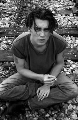 Johnny Depp Young Smoking