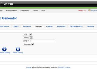 Joomla Sitemap.xml Generator