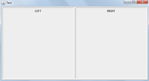 Jsplitpane Java