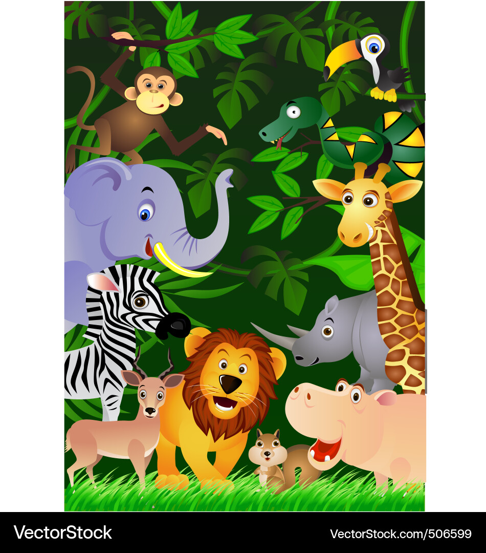 Jungle Animals Cartoon Images