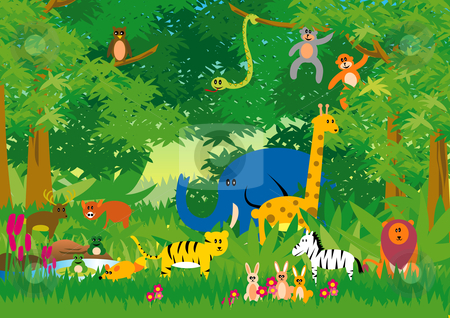 Jungle Animals Cartoon Images