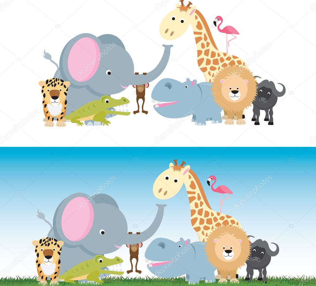 Jungle Animals Cartoon Images